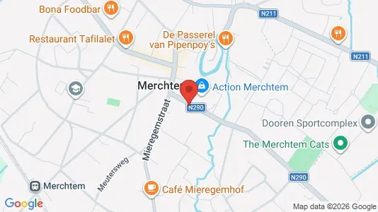 Apartments for rent i Merchtem - kort over placeringen