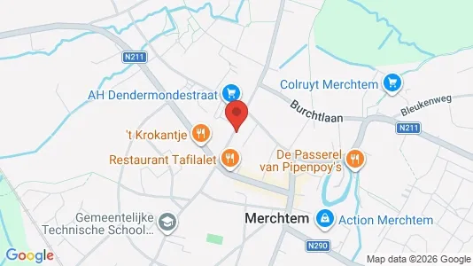 Apartments for rent i Merchtem - kort over placeringen