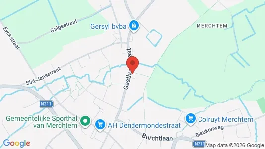 Apartments for rent i Merchtem - kort over placeringen