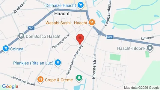 Apartments for rent i Haacht - kort over placeringen