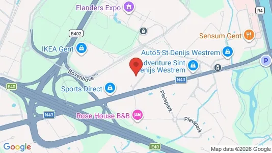 Apartments for rent i Gent Sint-Denijs-Westrem - kort over placeringen