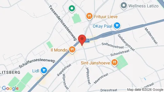 Apartments for rent i Beringen - kort over placeringen