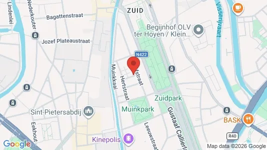 Apartments for rent i Stad Gent - kort over placeringen