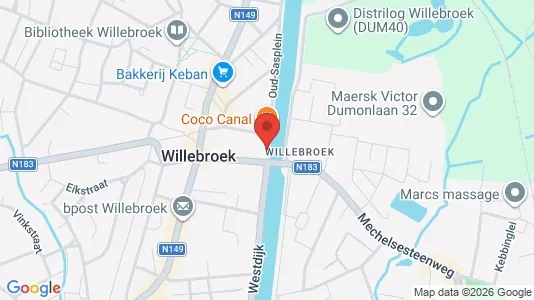 Apartments for rent i Willebroek - kort over placeringen