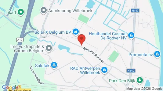 Apartments for rent i Willebroek - kort over placeringen