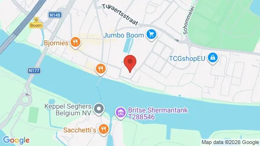 Apartments for rent i Boom - kort over placeringen
