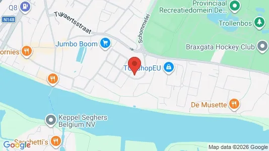 Apartments for rent i Boom - kort over placeringen