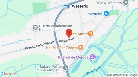 Apartments for rent i Westerlo - kort over placeringen