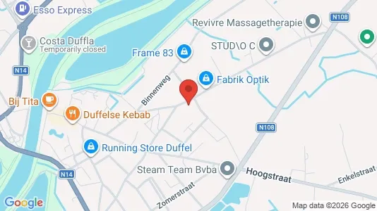 Apartments for rent i Duffel - kort over placeringen