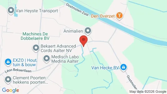 Rooms for rent i Aalter - kort over placeringen