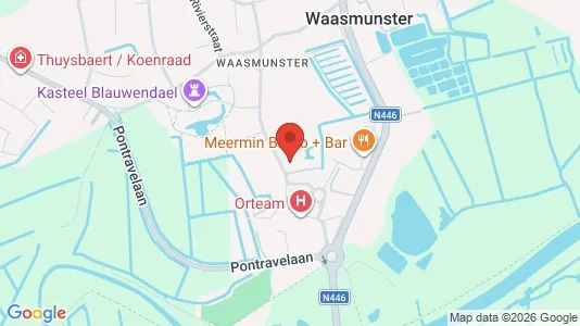 Apartments for rent i Waasmunster - kort over placeringen