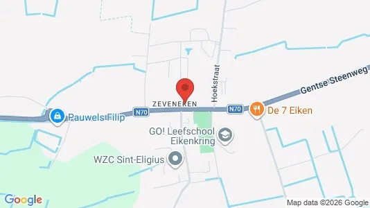 Apartments for rent i Lochristi - kort over placeringen