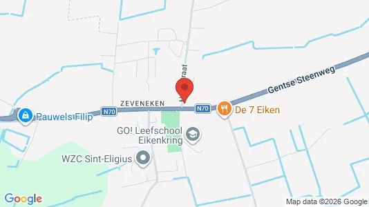 Apartments for rent i Lochristi - kort over placeringen