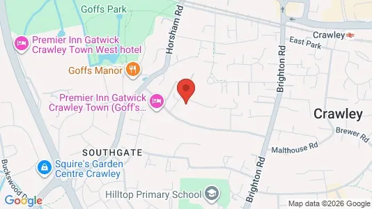 Apartments for rent i Crawley - West Sussex - kort over placeringen