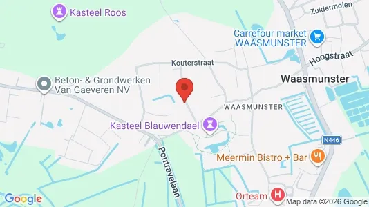 Apartments for rent i Waasmunster - kort over placeringen