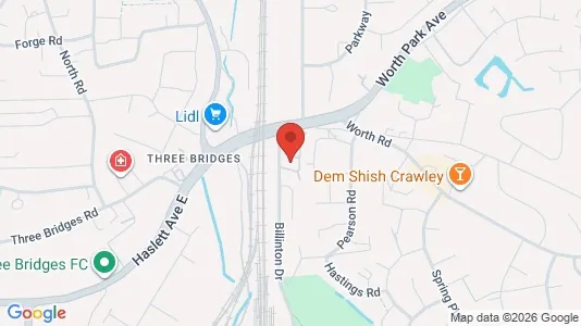 Apartments for rent i Crawley - West Sussex - kort over placeringen