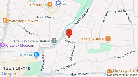 Apartments for rent i Crawley - West Sussex - kort over placeringen