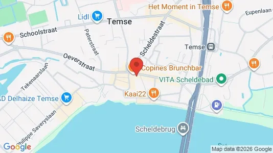 Apartments for rent i Temse - kort over placeringen
