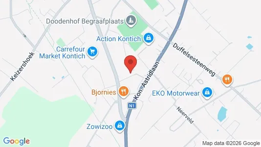 Apartments for rent i Kontich - kort over placeringen