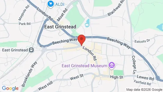 Apartments for rent i East Grinstead - West Sussex - kort over placeringen