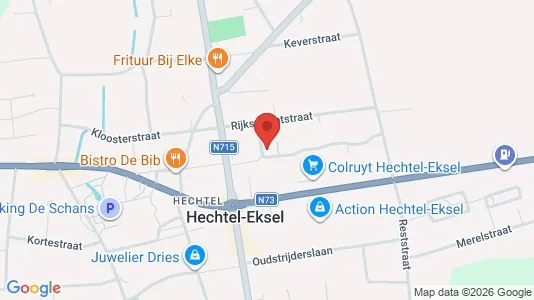 Rooms for rent i Hechtel-Eksel - kort over placeringen