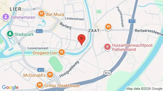 Apartments for rent i Lier - kort over placeringen