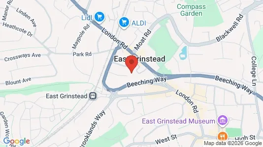 Apartments for rent i East Grinstead - West Sussex - kort over placeringen