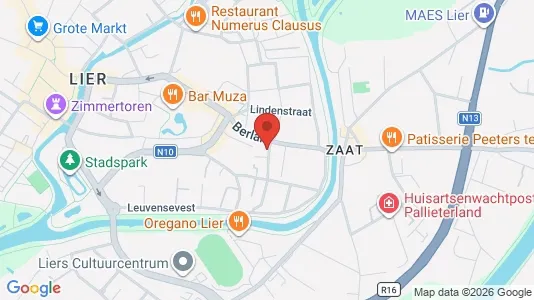 Apartments for rent i Lier - kort over placeringen
