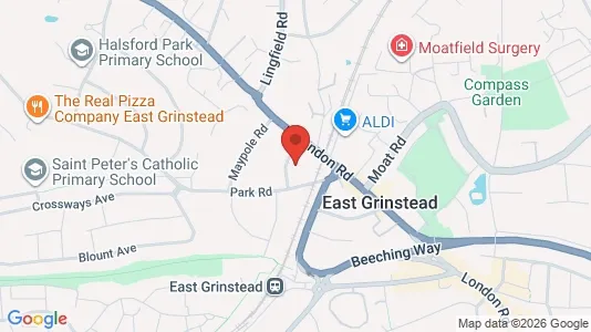 Apartments for rent i East Grinstead - West Sussex - kort over placeringen