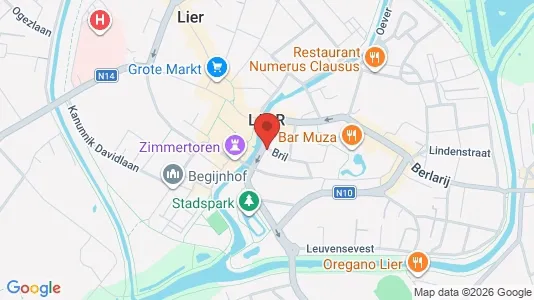 Apartments for rent i Lier - kort over placeringen