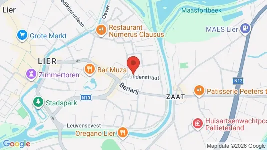 Apartments for rent i Lier - kort over placeringen