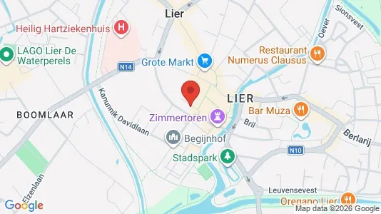 Apartments for rent i Lier - kort over placeringen