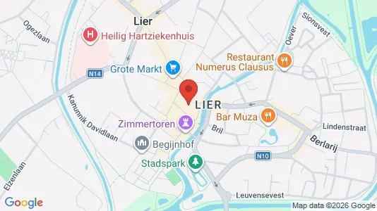 Apartments for rent i Lier - kort over placeringen