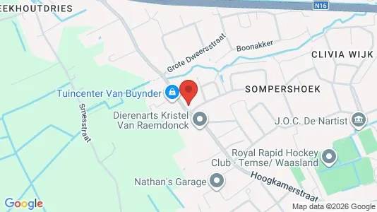 Apartments for rent i Temse - kort over placeringen