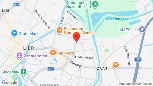 Apartments for rent i Lier - kort over placeringen