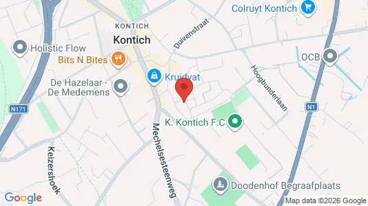 Apartments for rent i Kontich - kort over placeringen