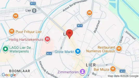 Apartments for rent i Lier - kort over placeringen
