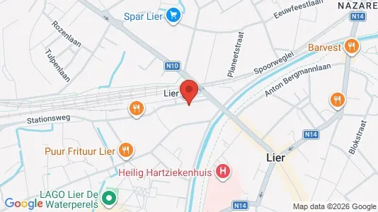 Apartments for rent i Lier - kort over placeringen