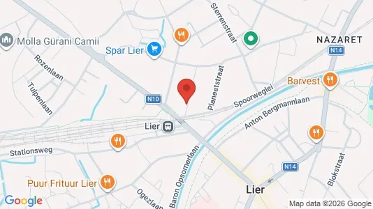 Apartments for rent i Lier - kort over placeringen