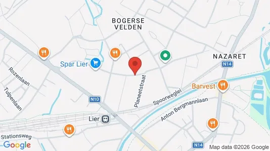 Apartments for rent i Lier - kort over placeringen