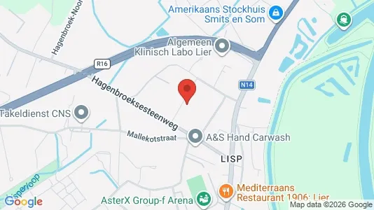 Apartments for rent i Lier - kort over placeringen