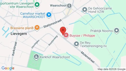 Apartments for rent i Lievegem - kort over placeringen