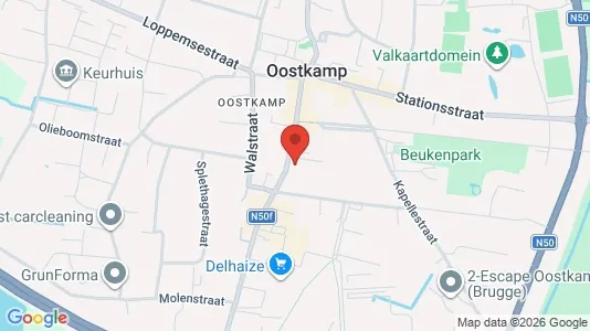 Apartments for rent i Oostkamp - kort over placeringen