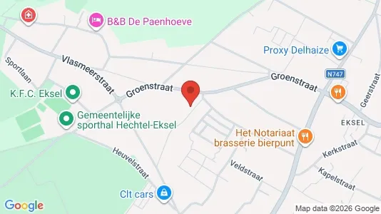 Rooms for rent i Hechtel-Eksel - kort over placeringen