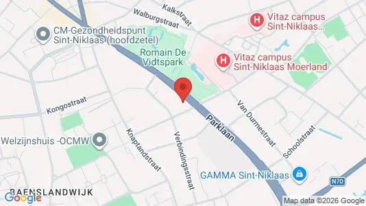 Apartments for rent i Sint-Niklaas - kort over placeringen