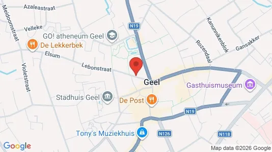 Apartments for rent i Geel - kort over placeringen