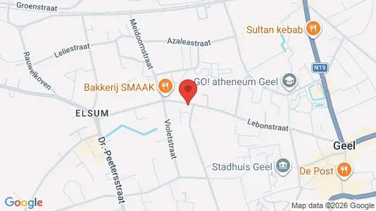 Apartments for rent i Geel - kort over placeringen