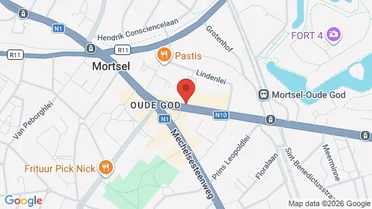 Apartments for rent i Mortsel - kort over placeringen