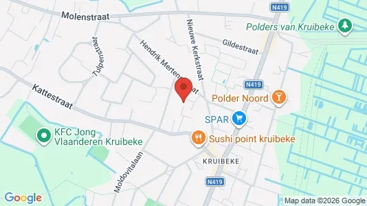 Apartments for rent i Kruibeke - kort over placeringen