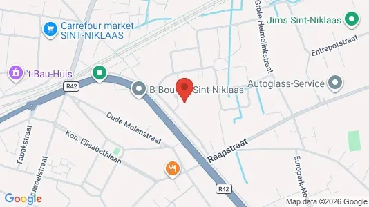 Apartments for rent i Sint-Niklaas - kort over placeringen
